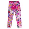 Girls Multicoloured Printed Leggings 36152 by Moschino from Hurleys