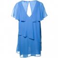 Womens Vista Blue Midsummer Dream Layered Dress 56621 by French Connection from Hurleys