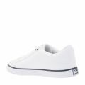 Child White & Navy Lerond Croc Trainers (10-1) 33788 by Lacoste from Hurleys