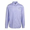 Mens Blue Gingham Regular Fit L/s Shirt 79029 by Lacoste from Hurleys