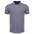Mens Navy Oxford Tipped S/s Polo Shirt 24216 by Lyle & Scott from Hurleys