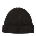 Mens Black Branded Knitted Hat 48927 by Parajumpers from Hurleys