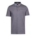 Mens Navy Crikat S/s Woven Collar Polo Shirt 46830 by Ted Baker from Hurleys