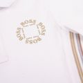 Boys White Triple Gold S/s Polo Shirt 90291 by BOSS from Hurleys