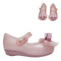 Girls Pink Dusk Bow Mini Ultragirl Stars Bow Shoes (4-10) 81091 by Mini Melissa from Hurleys