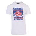 Mens Bright White T-Diegor-K50 S/s T Shirt 110688 by Diesel from Hurleys