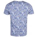 Mens Blue Paisley Print S/s T Shirt 26198 by Pretty Green from Hurleys