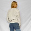 Womens Dove Grey Melange Humain Embroidered Sweat Top 97239 by French Connection from Hurleys