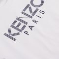 Junior Optic White Logo S/s T Shirt 45881 by Kenzo from Hurleys