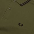 Mens Cypress Twin Tipped L/s Polo Shirt 47682 by Fred Perry from Hurleys