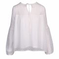 Womens Cloud Dancer Viedee Embroidered Blouse 41574 by Vila from Hurleys