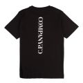 Boys Black Large Logo Shoulder S/s T Shirt 91630 by C.P. Company Undersixteen from Hurleys