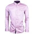 Mens Red Thefunk Oxford L/s Shirt