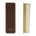 Mens Brown Barbers Comb 52269 by Ted Baker from Hurleys