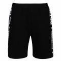 Mens Black Taped Sweat Shorts 41372 by Dsquared2 from Hurleys
