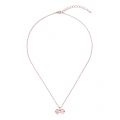 Womens Rose Gold/Crystal Sarahli Solitaire Bow Pendant Necklace 54130 by Ted Baker from Hurleys