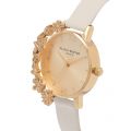 Womens Nude & Gold Case Cuff Midi Dial Watch 26039 by Olivia Burton from Hurleys