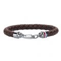 Mens Brown Cord Bracelet 44229 by Tommy Hilfiger from Hurleys