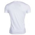 Mens White Chest Logo S/s T Shirt 11007 by Armani Jeans from Hurleys