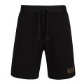 Mens Black Gold Label Sweat Shorts 87483 by EA7 from Hurleys
