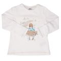 Girls Natural & Ocean Moon L/s T Shirt 12833 by Mayoral from Hurleys