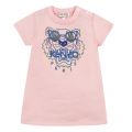 Baby Middle Pink Tiger Glasses Dress 36405 by Kenzo from Hurleys