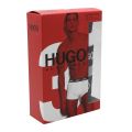 Mens Black/Grey/White Trunk 3 Pack 96554 by HUGO from Hurleys