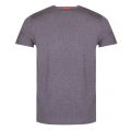 Athleisure Mens Charcoal Tee 4 Logo S/s T Shirt 28080 by BOSS from Hurleys