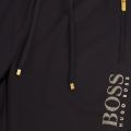 Mens Black/Gold Metallic Logo Sweat Pants 51740 by BOSS from Hurleys