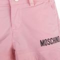 Girls Sugar Rose Branded Shorts 101216 by Moschino from Hurleys