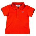 Baby Orange Small Logo S/s Polo Shirt 62478 by Armani Junior from Hurleys