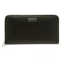 Womens Black Zip Around Purse 70389 by Armani Jeans from Hurleys