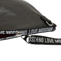 Womens Black Branded Shiny Crossbody Bag 82215 by Love Moschino from Hurleys