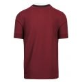 Mens Mahogany Bold Tipped S/s Polo Shirt 47686 by Fred Perry from Hurleys