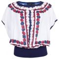 Womens Navy Farito Stripe Top 9033 by Ted Baker from Hurleys
