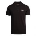 Mens Black Gold Small Logo S/s Polo Shirt 78182 by EA7 from Hurleys