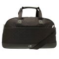 Mens Black Multi Logo Travel Bag 11128 by Armani Jeans from Hurleys