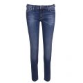 Womens Dark Blue J28 Mid Rise Skinny Fit Jeans 37163 by Emporio Armani from Hurleys