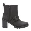 Womens Black Fern Buckle Heeled Boots 46285 by UGG from Hurleys