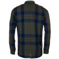 Mens Indigo & Dark Bronze Tacoma Check L/s Shirt 64108 by G Star from Hurleys