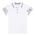 Junior Optic White Logo S/s Polo Shirt 50878 by Kenzo from Hurleys