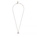 Womens Pink Gold/Pink Ismene Pendant Necklace 102395 by Vivienne Westwood from Hurleys