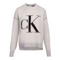 Womens Muslin Loose Branded Knitted Jumper 91151 by Calvin Klein from Hurleys