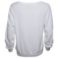 Womens Clean White Essentials Baggy Beach Jumper 56557 by Wildfox from Hurleys