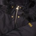 Womens Black Picard Wax Hooded Coat 97295 by Barbour International from Hurleys