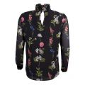 Womens Black Taalia Florence Print Blouse 29952 by Ted Baker from Hurleys