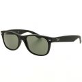 Black Rubber RB2132 New Wayfarer Sunglasses 12265 by Ray-Ban from Hurleys