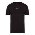 Mens Black Durned201 Centre Logo S/s T Shirt 51627 by HUGO from Hurleys