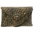 Anglomania Womens Green Leopard Envelope Clutch Bag 15915 by Vivienne Westwood from Hurleys