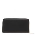 Womens Black Logo Zip Around Purse 32550 by Versace Jeans from Hurleys